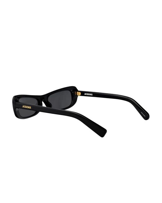Jacquemus Black Rectangle-Frame Sunglasses