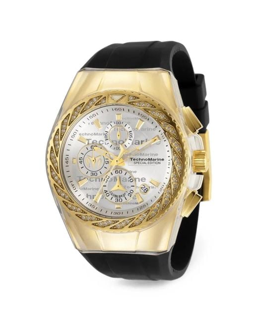 TechnoMarine Gray Cruise 45Mm Watch for men