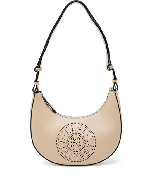 Karl Lagerfeld Natural K Circle Moon Shoulder Bag