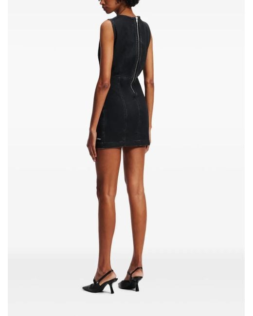 Karl Lagerfeld Black Kleid Jeans