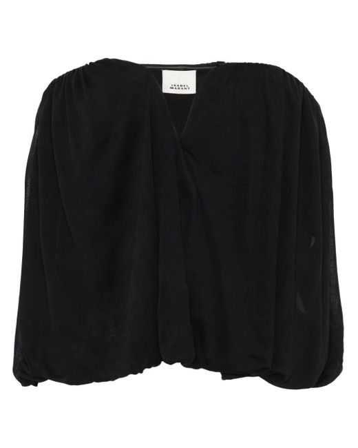 Blusa Amalia di Isabel Marant in Black