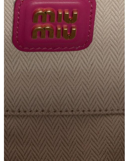 Miu Miu Pink Arcadie Tote Bag