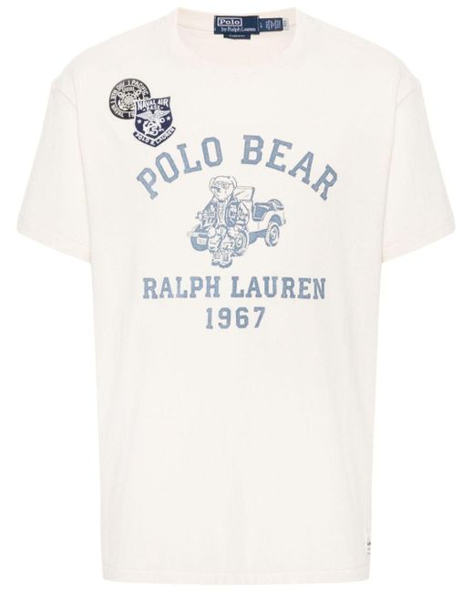 メンズ Polo Ralph Lauren Polo Bear Tシャツ White