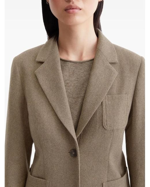 Marc O' Polo Brown Single-Breasted Blazer