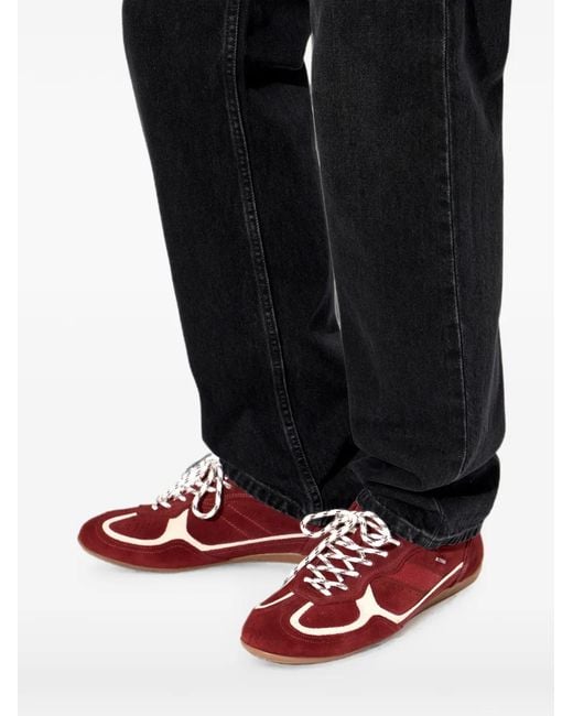 Alohas Red Tb.91 Leather Sneakers for men
