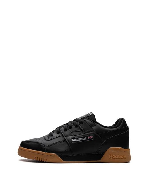 Reebok Black Workout Plus /Gum" Sneakers