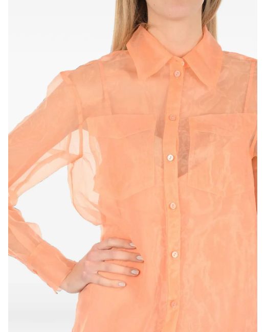 Baum und Pferdgarten Orange Minty Organza Shirt