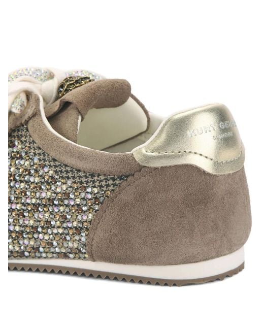 Baskets Islington À Ornements En Cristal Kurt Geiger en coloris Brown