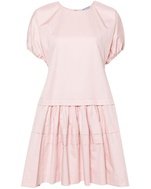 Molly Goddard Pink Alexa Cotton Mini Dress
