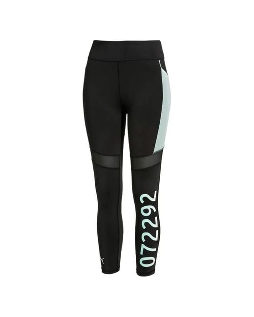 PUMA Black X Selena Gomez Number-Print Leggings