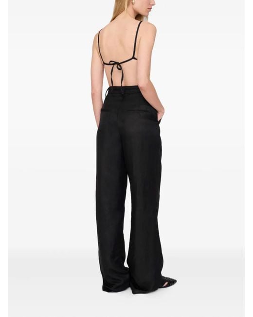 Anine Bing Black Bellamy Bikinioberteil