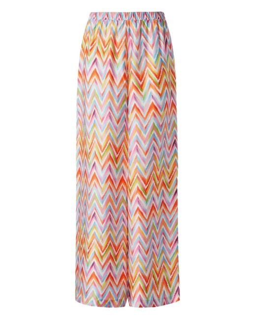 Missoni White Trousers Multicolour