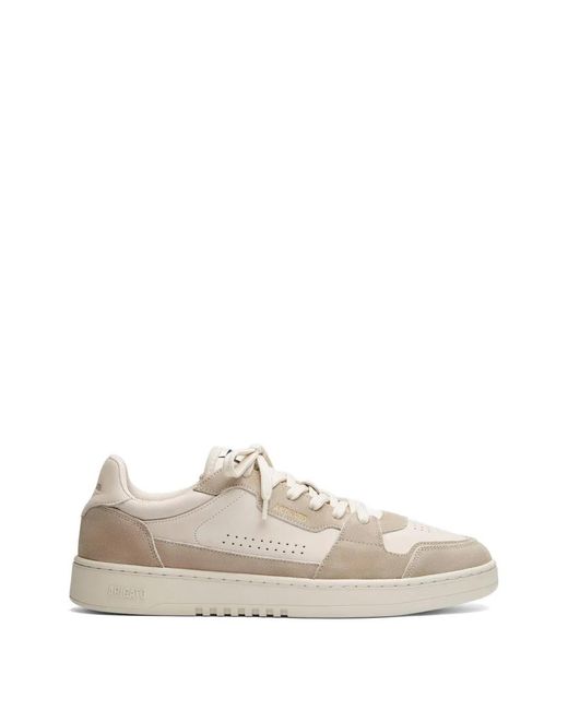Axel Arigato White Dice Lo Lace-Up Flat Sneakers for men