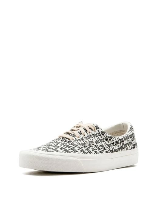 Vans White X Fear Of God Era 95 Reissue Sneakers