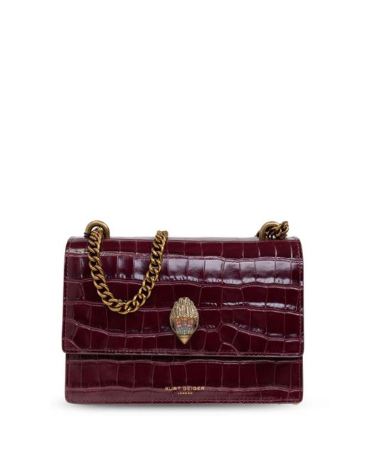 Kurt Geiger Purple Extrakleine Shoreditch Schultertasche