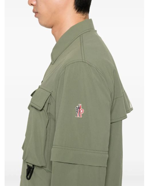Giacca-Camicia Tatra di Moncler in Green da Uomo