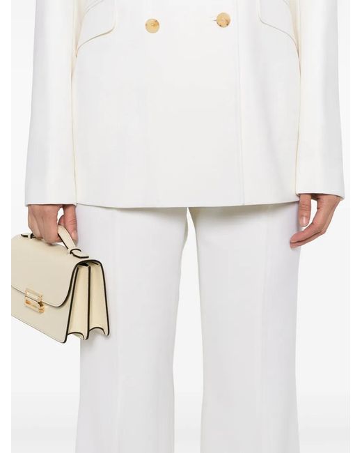 Gabriela Hearst White Rhein Trousers