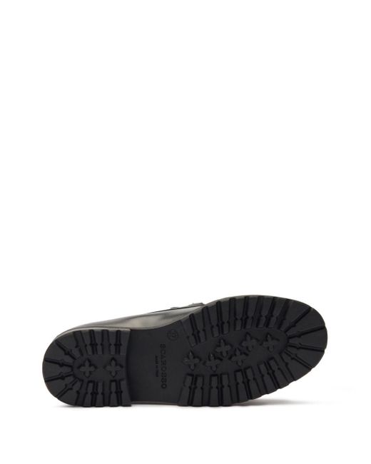 Scarosso Black Carlotta Loafers