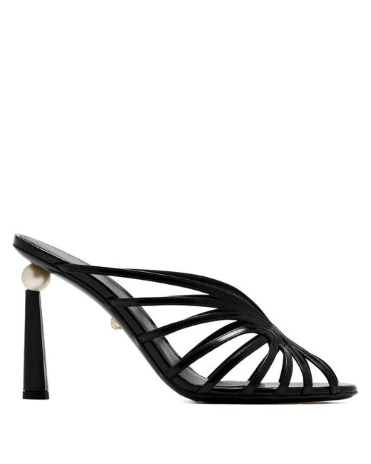 ALEVI Black 95Mm Venus Sandals