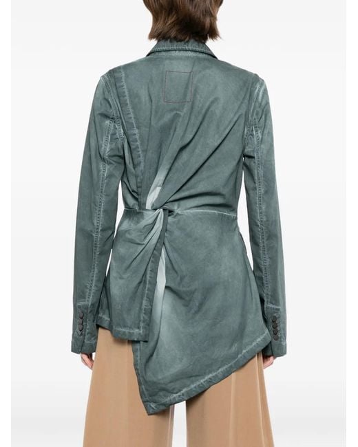 Blazer Con Botones Uma Wang de color Blue