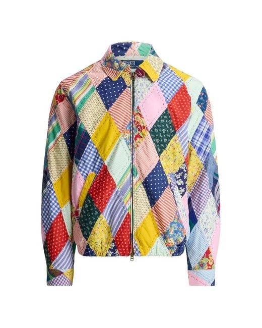 Polo Ralph Lauren White The Bayport Patchwork Overshirt for men