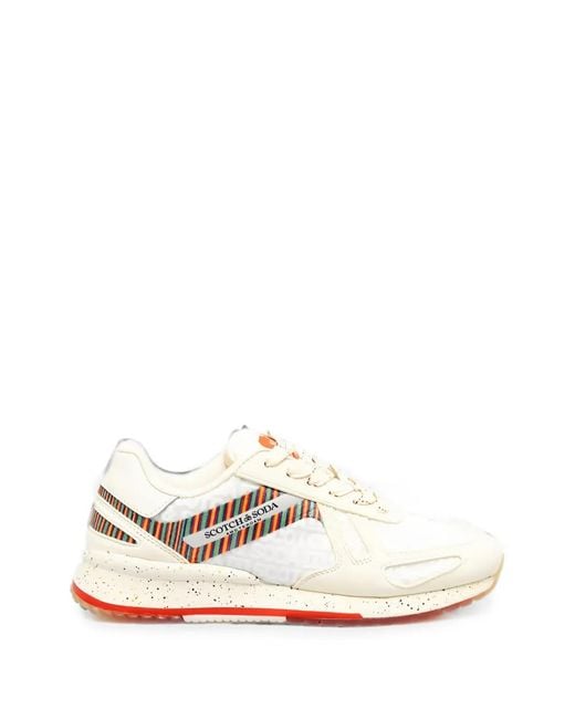 Scotch & Soda White Baskets À Lacets for men