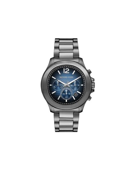 Michael Kors Blue Round-Face 45Mm for men