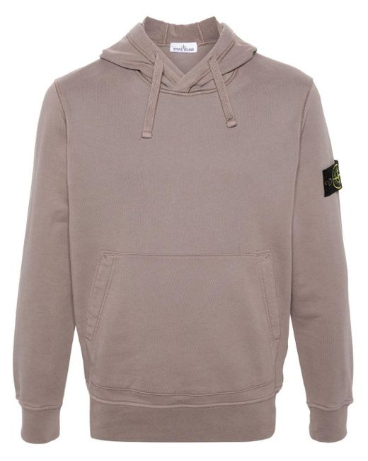 Stone Island Gray Sweatshirt With Patch for men