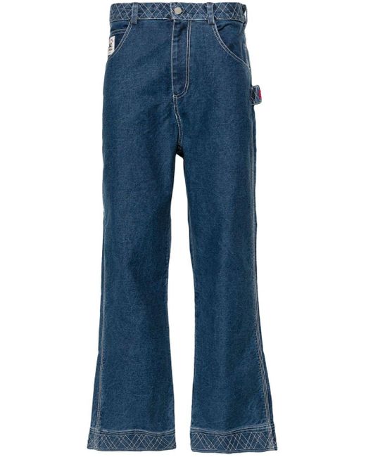 Bode Blue Knolly Brook Mid-Rise Straight-Leg Jeans for men