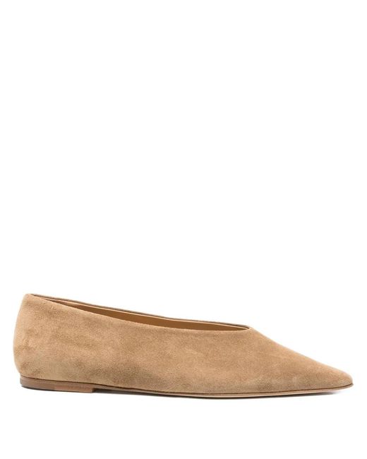Dear Frances Brown Flache Topo Pumps