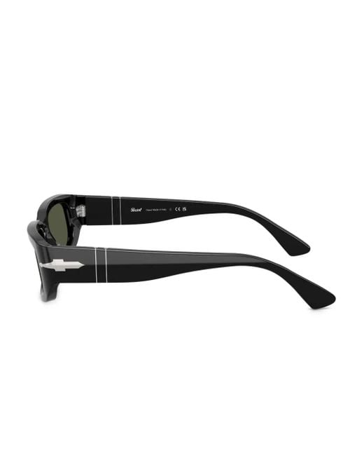 Persol Green Rectangle-Frame Sunglasses