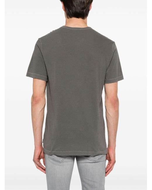 James Perse Jersey-katoenen T-shirt in het Gray voor heren