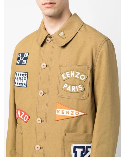 KENZO Metallic Sailor Cotton Jacket for men
