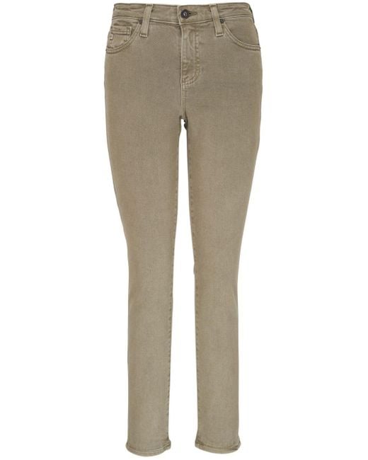 AG Jeans Natural High-rise Skinny Jeans