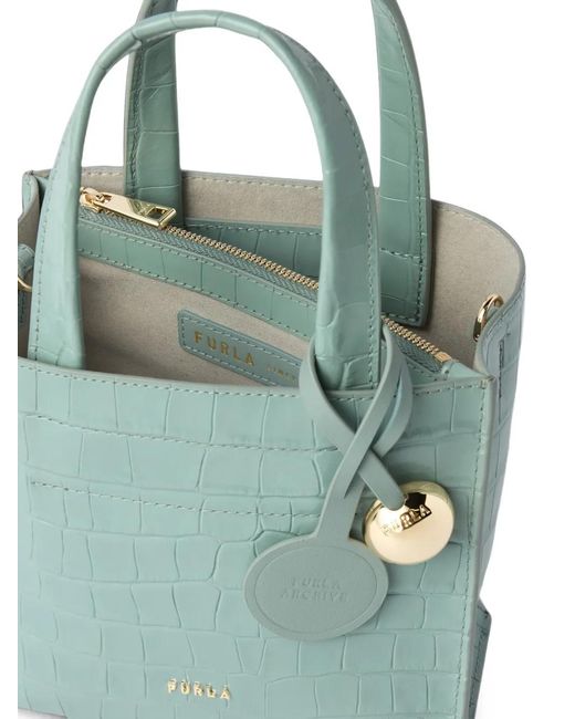 Furla Blue Divide It Tote Mini
