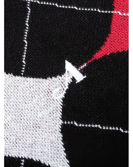 AWAKE NY Black Patterned Cardigan for men