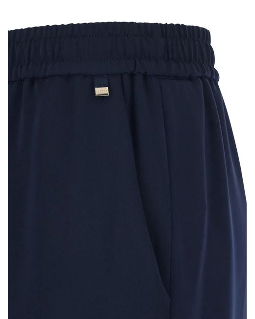 Herno Blue Drawstring Trousers