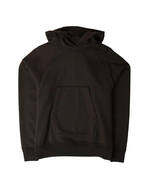 Lady White Co. Black Super Weighted Raglan-Sleeve Hoodie for men
