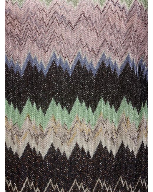 Missoni Gray Zigzag-Patterned Top