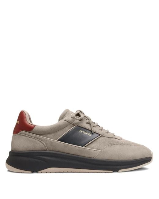 Axel Arigato Brown Genesis Neo Runner Suede-Leather Sneakers for men