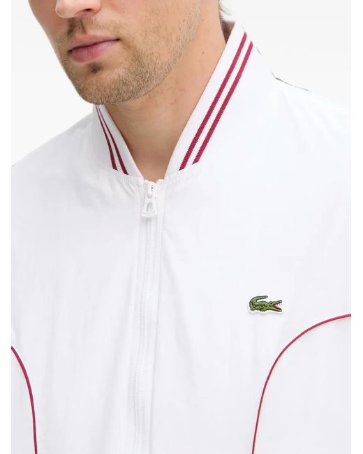 Lacoste Jack Met Logopatch in het White voor heren