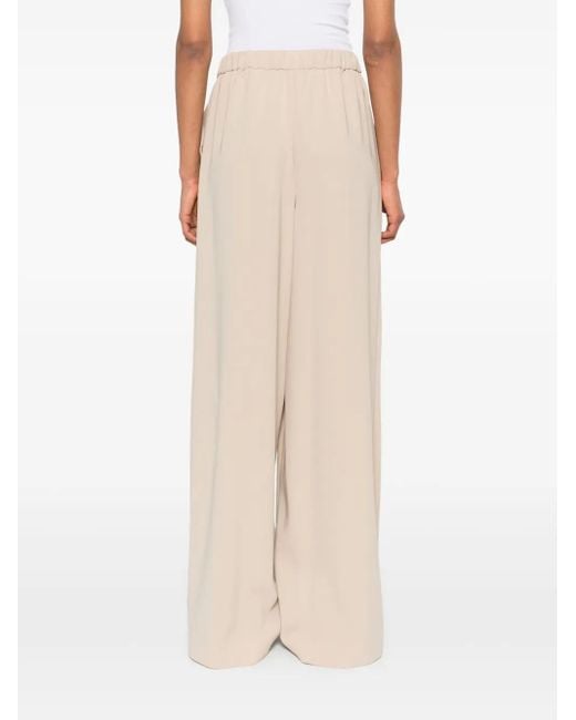 Max Mara Natural Ernesta Palazzo Pants