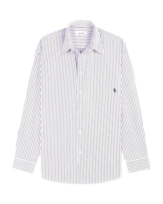 Sporty & Rich White Cotton Shirt