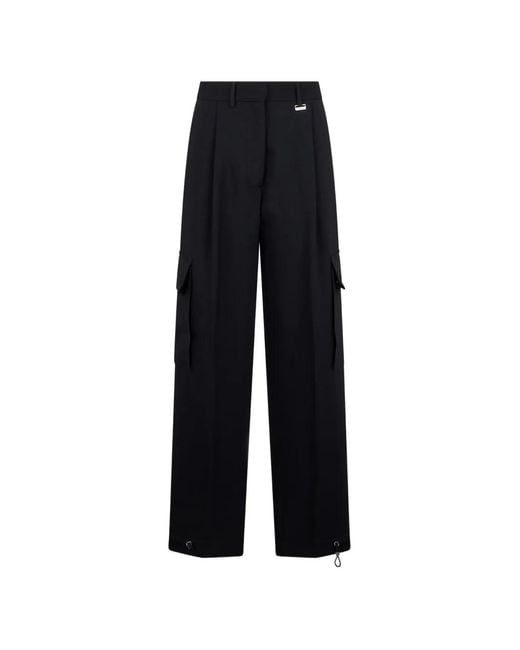 Moorer Blue Arabis-Tle Cargo Pants