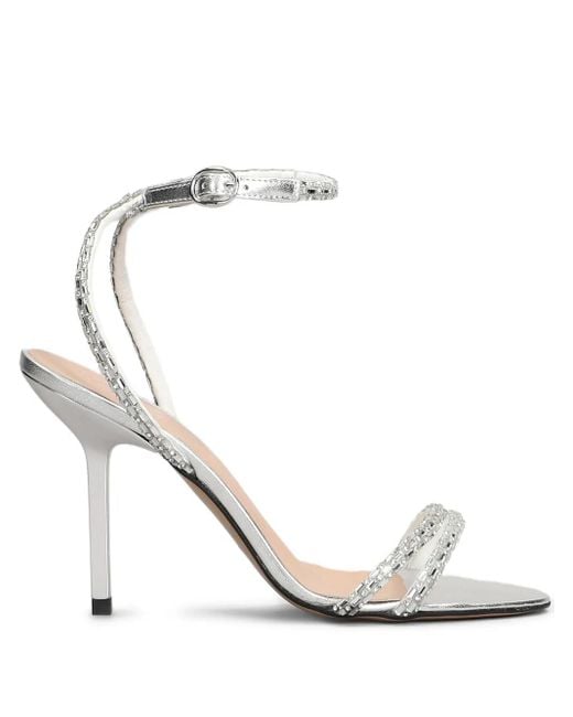 Marc Ellis White Azha Sandals