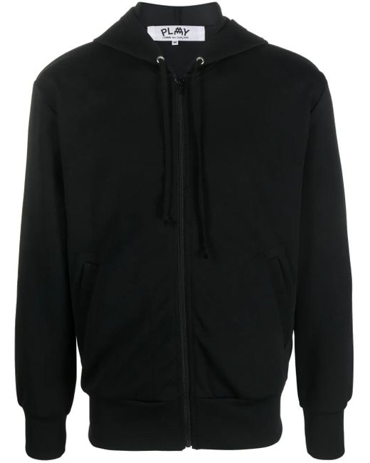 COMME DES GARÇONS PLAY Black X The Artist Invader Pixelated-Appliqué Hoodie for men