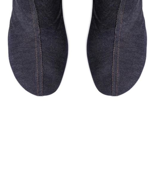 Courreges Blue Oblique Boots