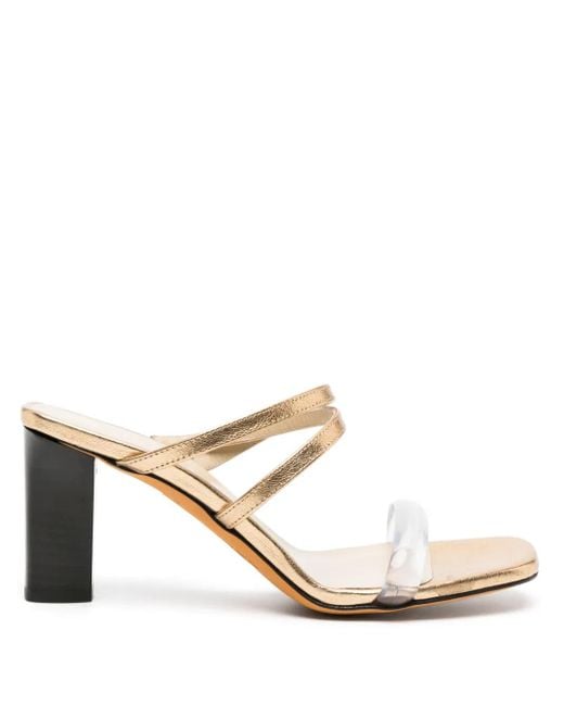 Maryam Nassir Zadeh White Samantha Leather Sandals