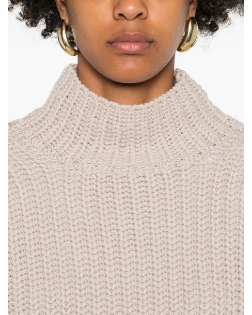 Marc O' Polo Natural Pullover mit Stehkragen