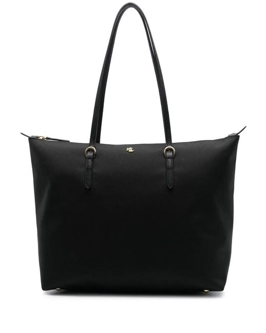 Ralph Lauren Black Medium Keaton Tote Bag